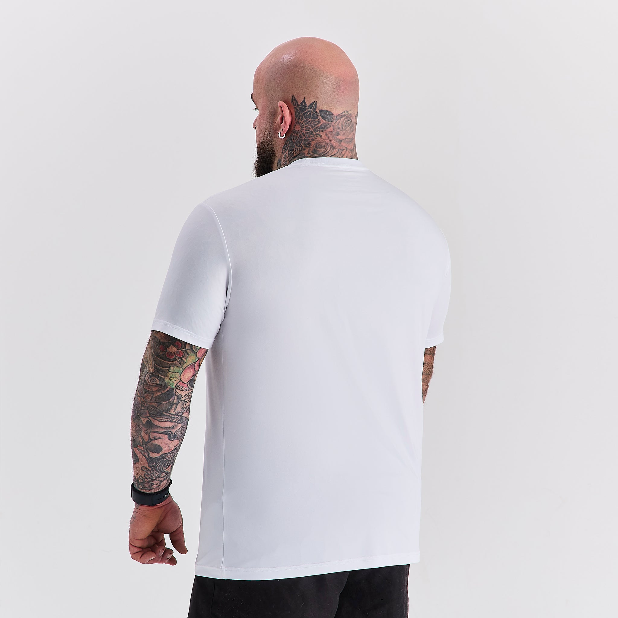 Load image into Gallery viewer, White Active Crew Neck