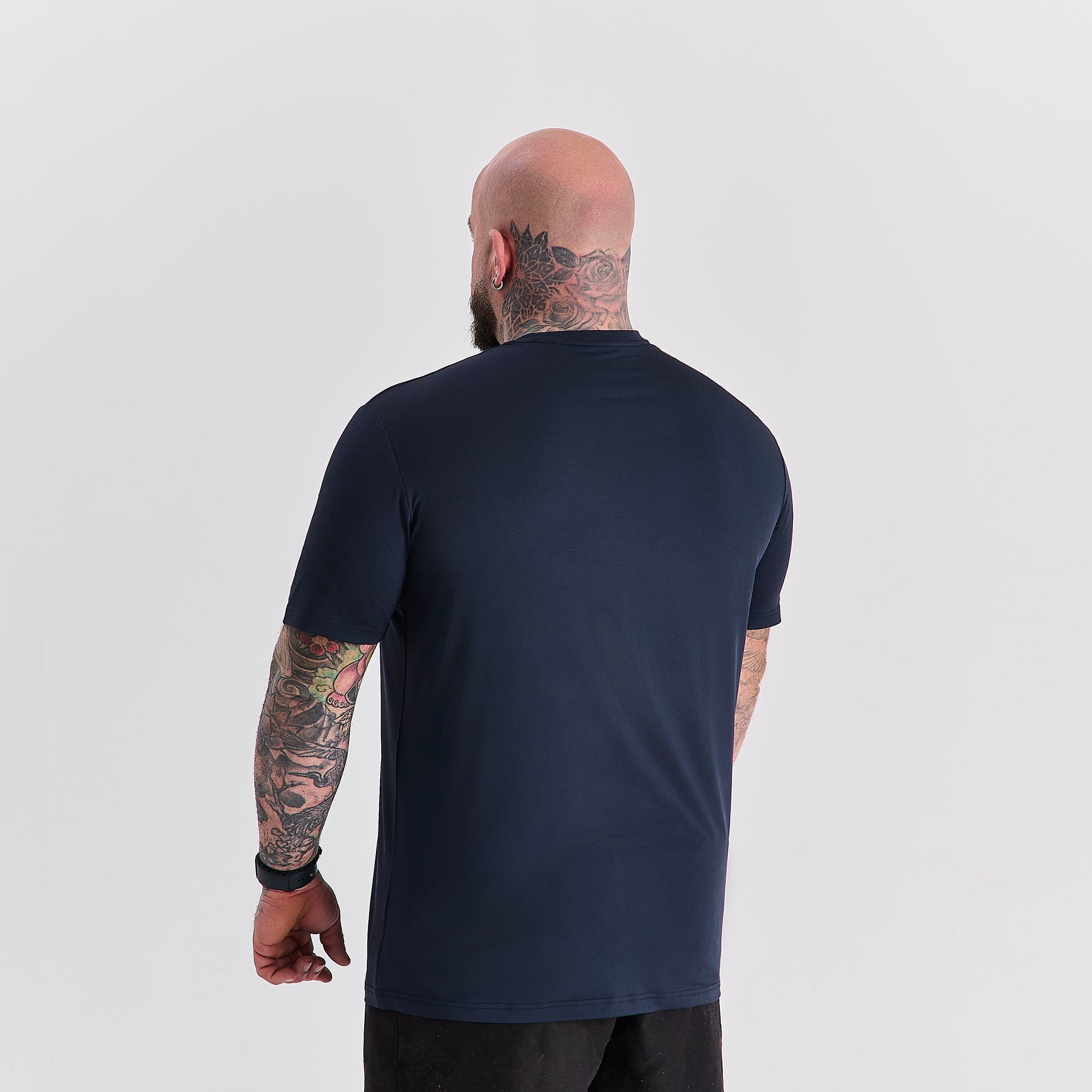 Load image into Gallery viewer, Navy Active Crew Neck