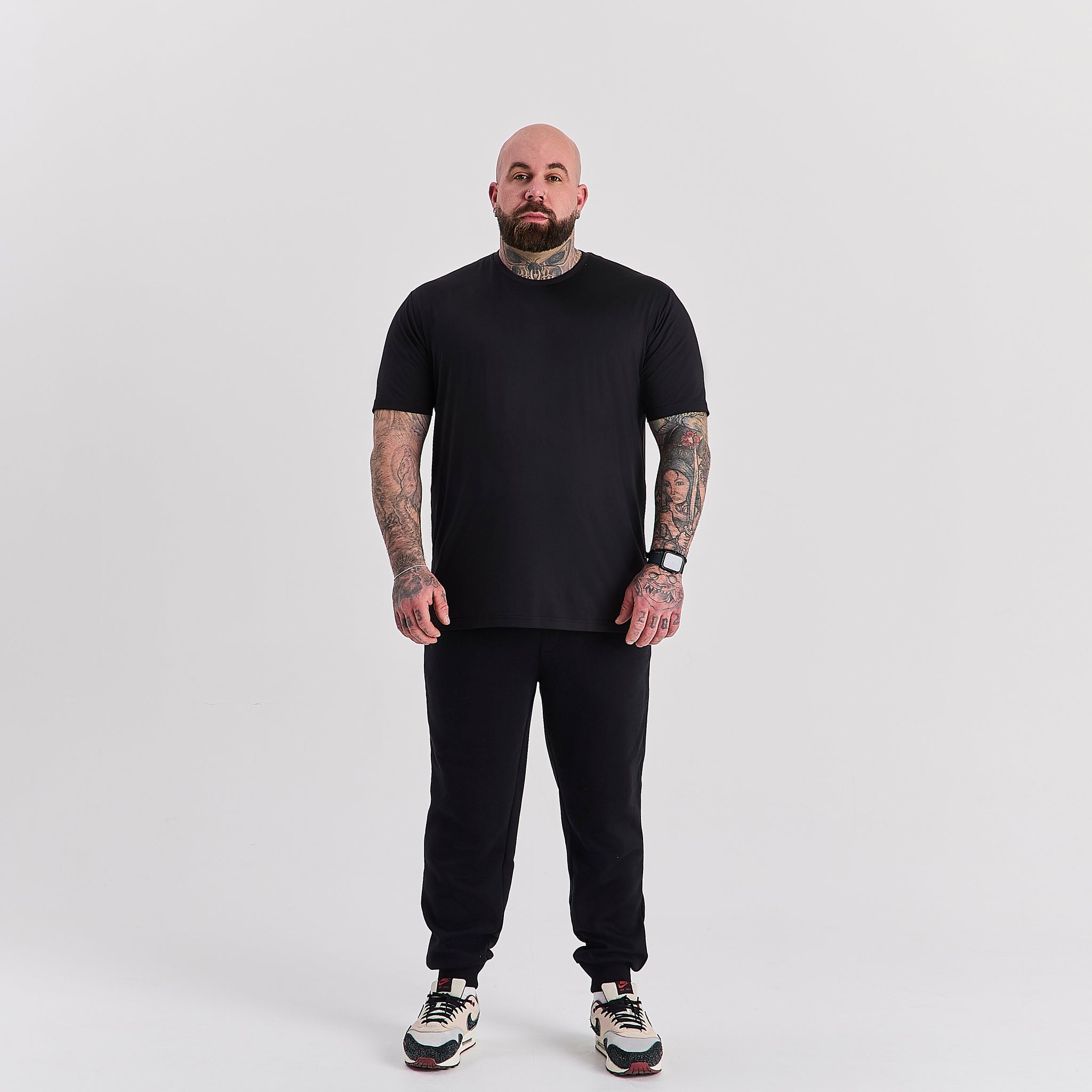 Load image into Gallery viewer, Black Joggers