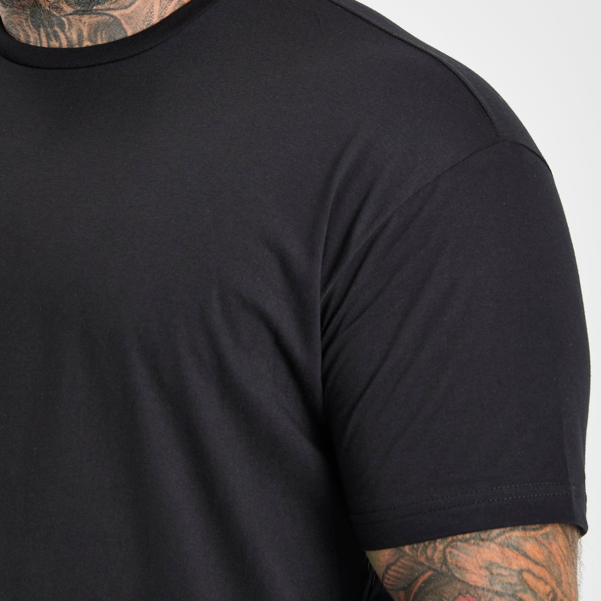 Load image into Gallery viewer, Tall Black Crew Neck