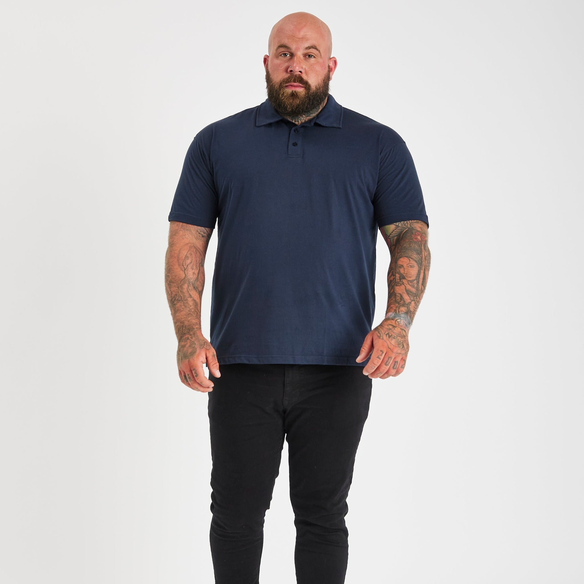 Load image into Gallery viewer, Navy Polo