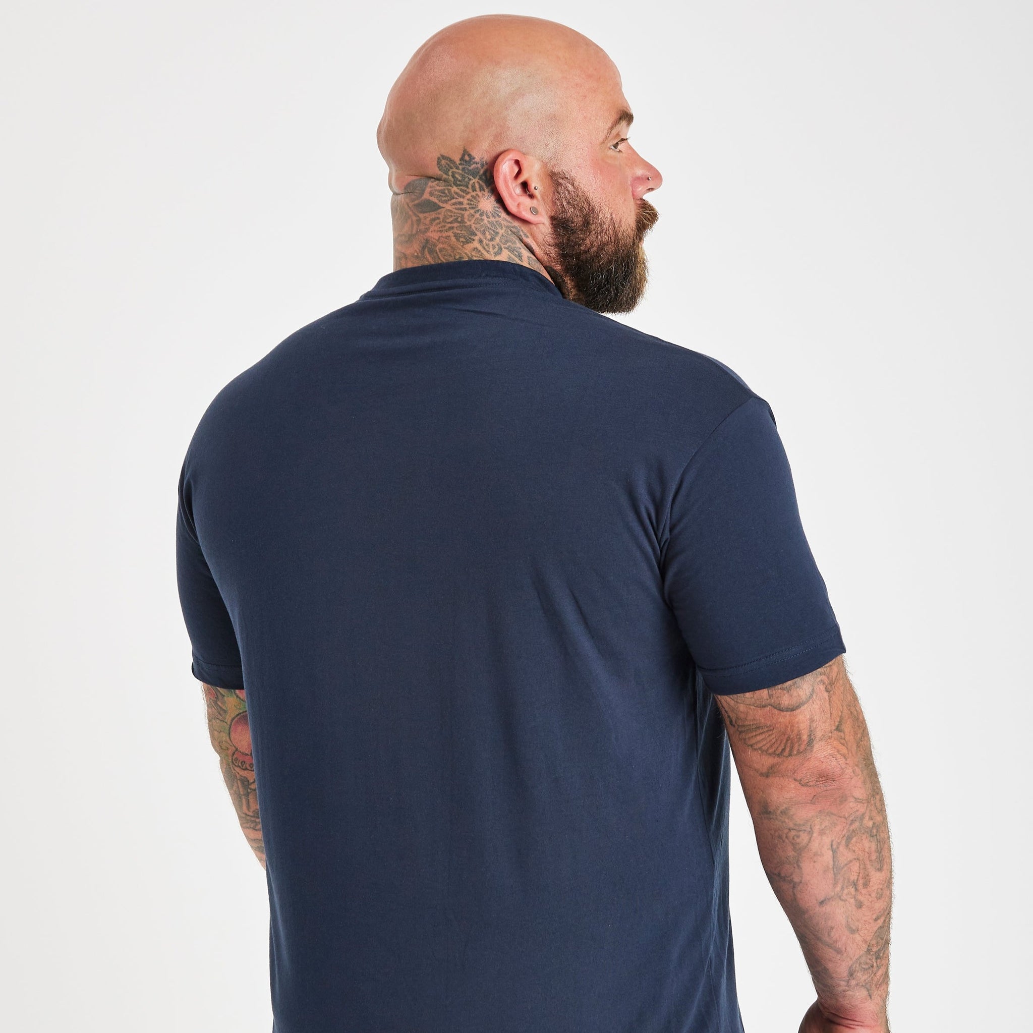 Load image into Gallery viewer, Navy V-Neck