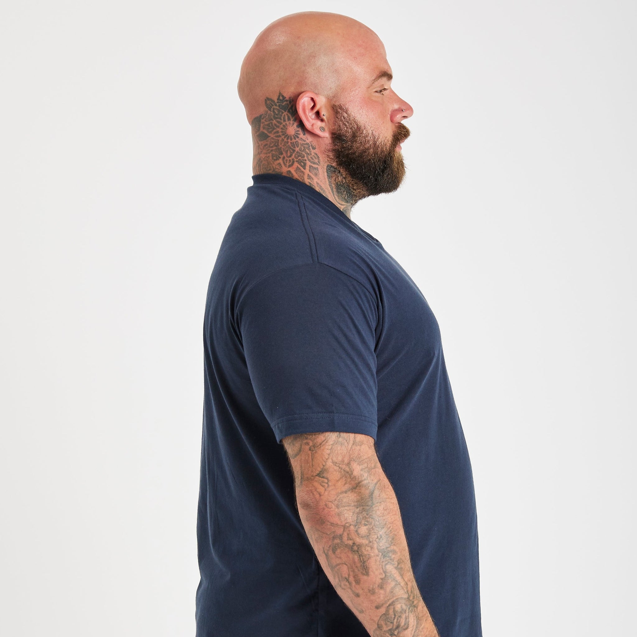 Load image into Gallery viewer, Navy V-Neck