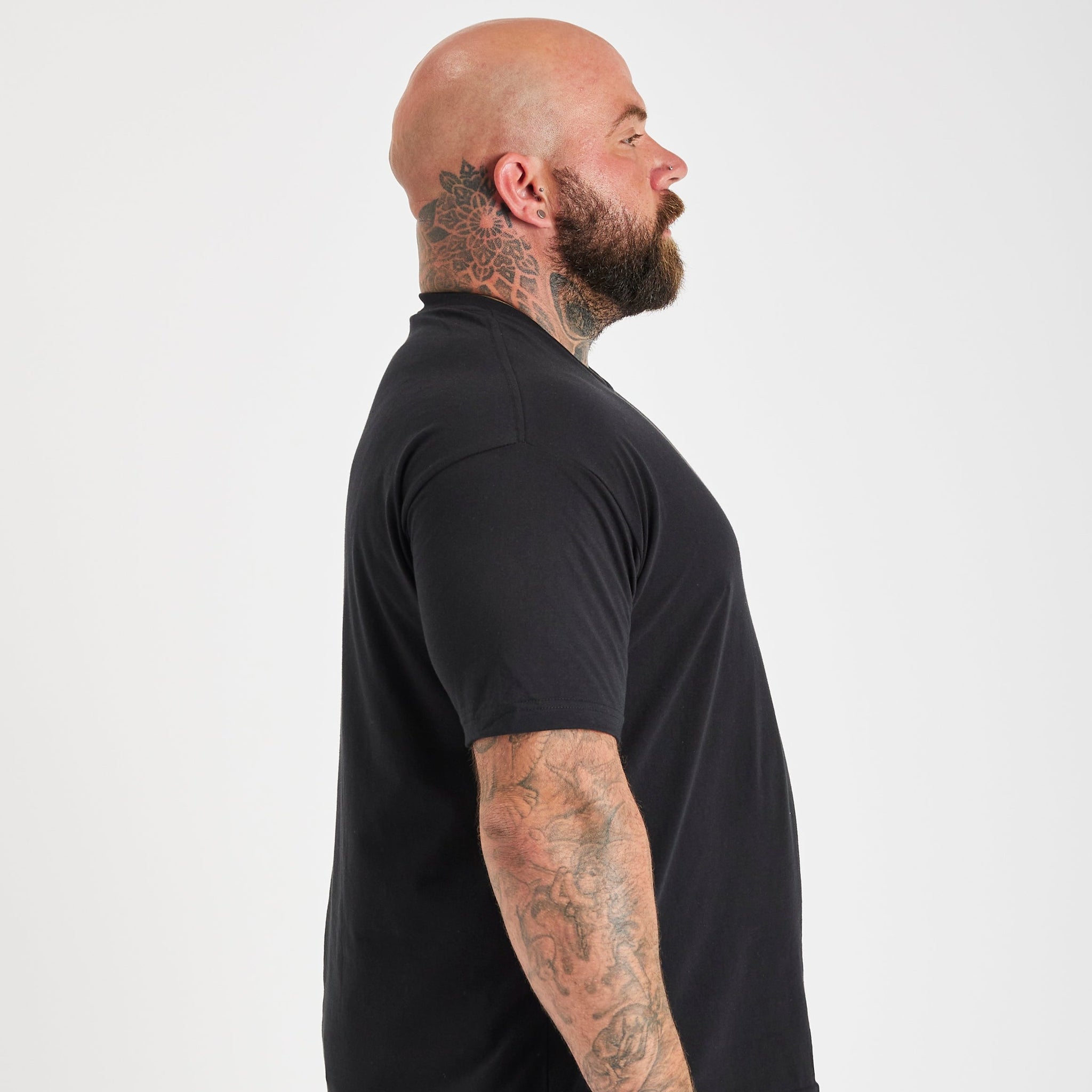 Load image into Gallery viewer, Tall Black Crew Neck