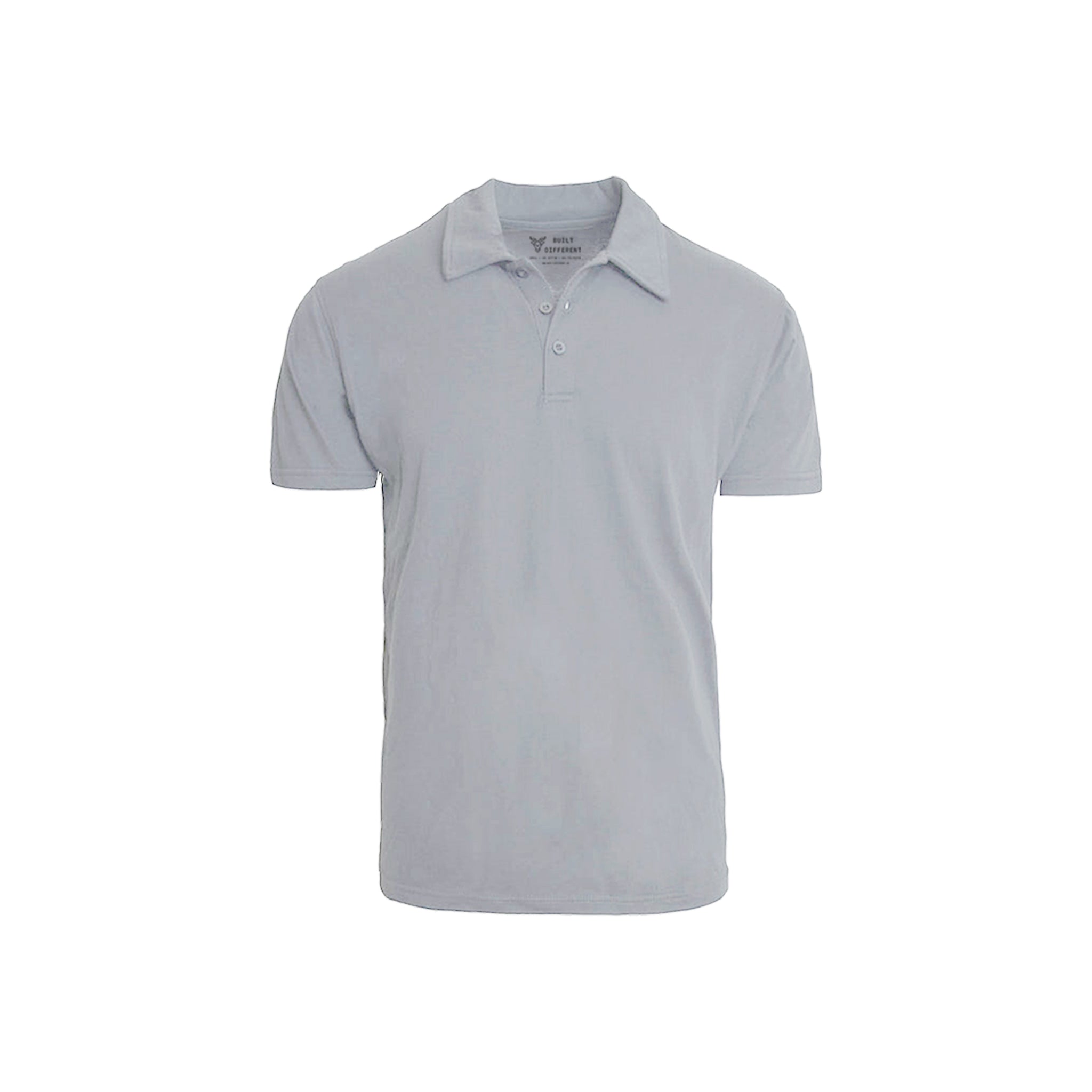 Load image into Gallery viewer, Heather Grey Polo