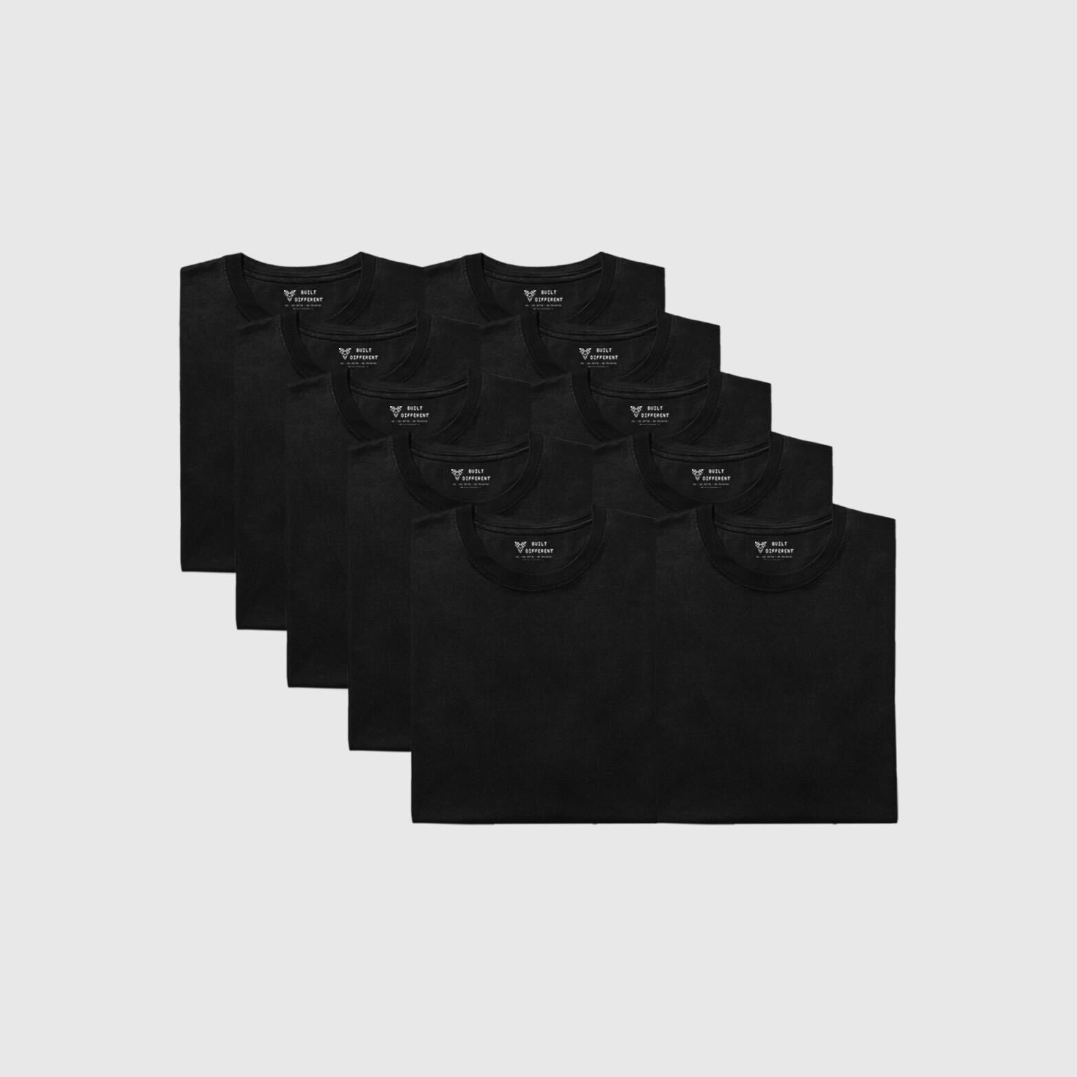 Load image into Gallery viewer, All Black Crew 10-Pack