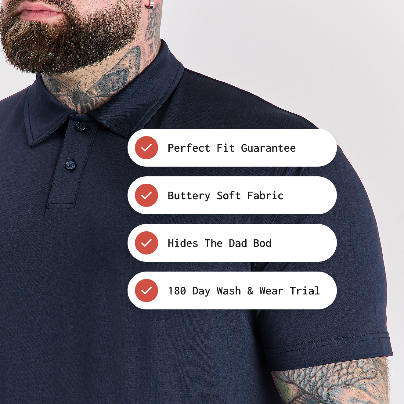 Load image into Gallery viewer, Tall Polo Black 3-Pack