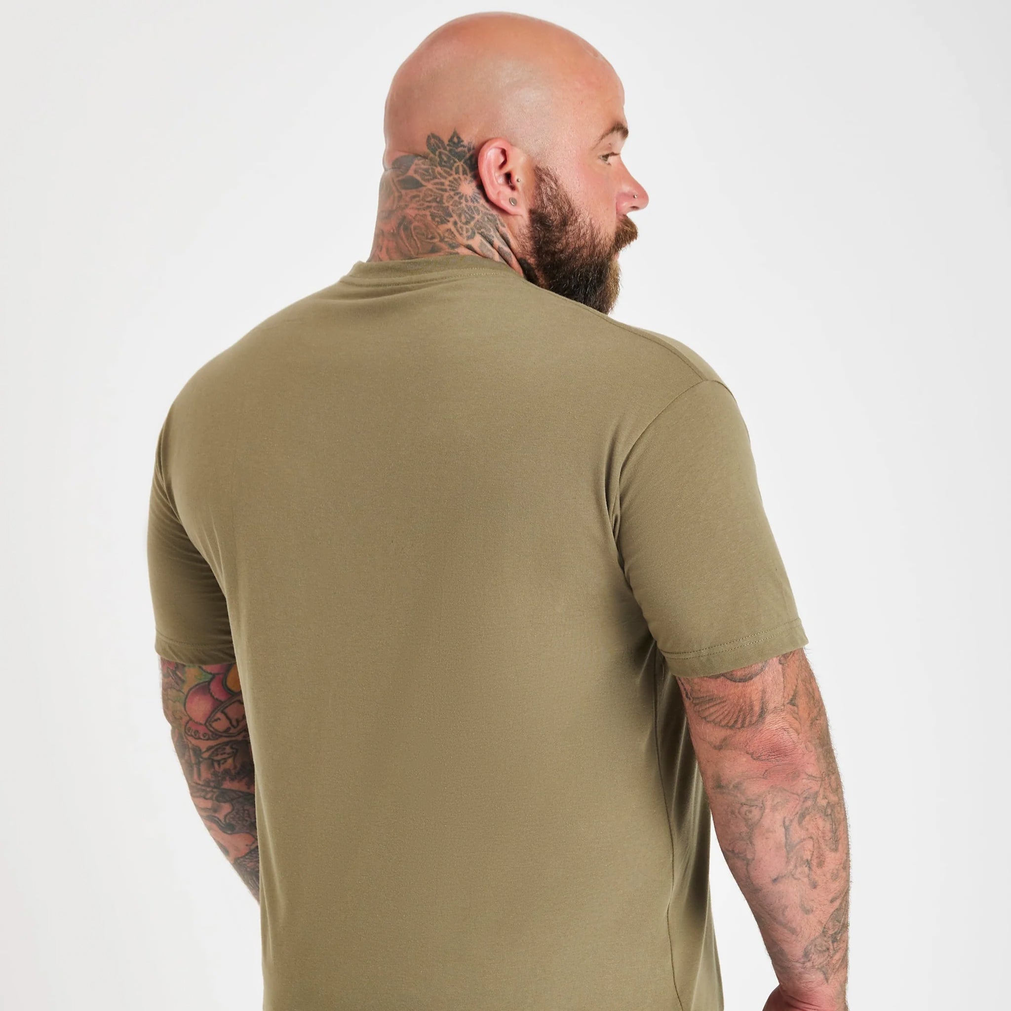 Load image into Gallery viewer, Tall Khaki Crew Neck