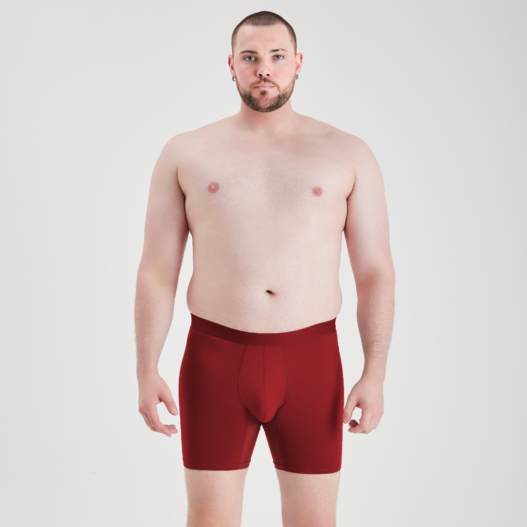 Load image into Gallery viewer, Burgundy Boxer Brief