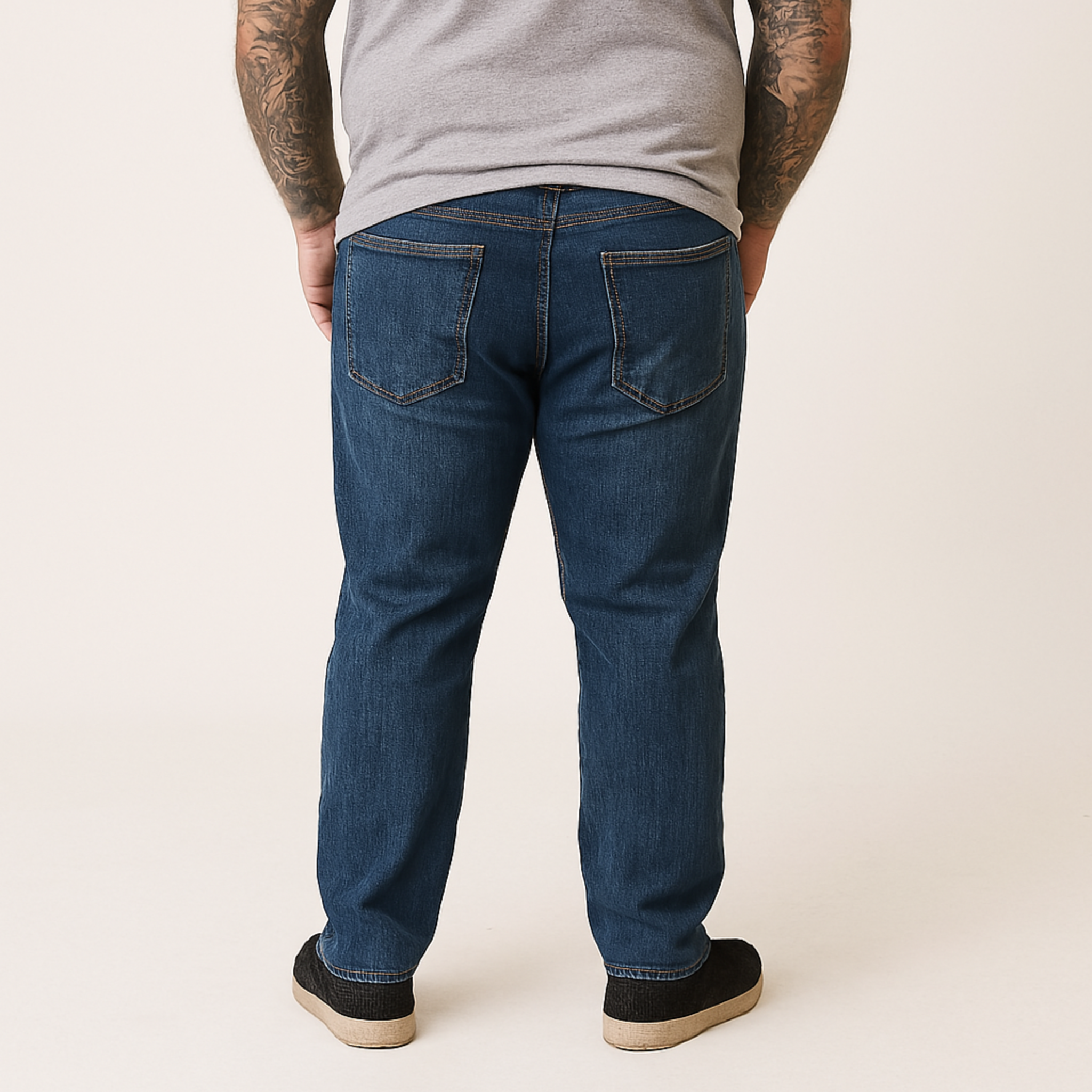 Load image into Gallery viewer, Dark Blue Comfort Jeans
