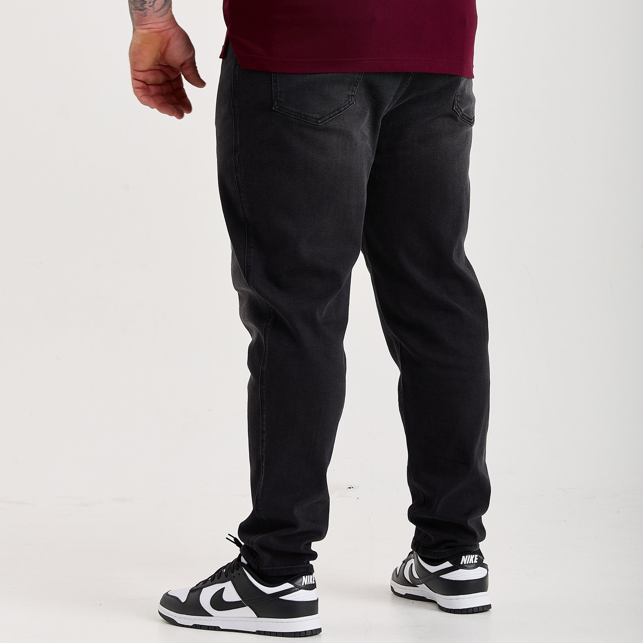 Load image into Gallery viewer, Black Comfort Jeans