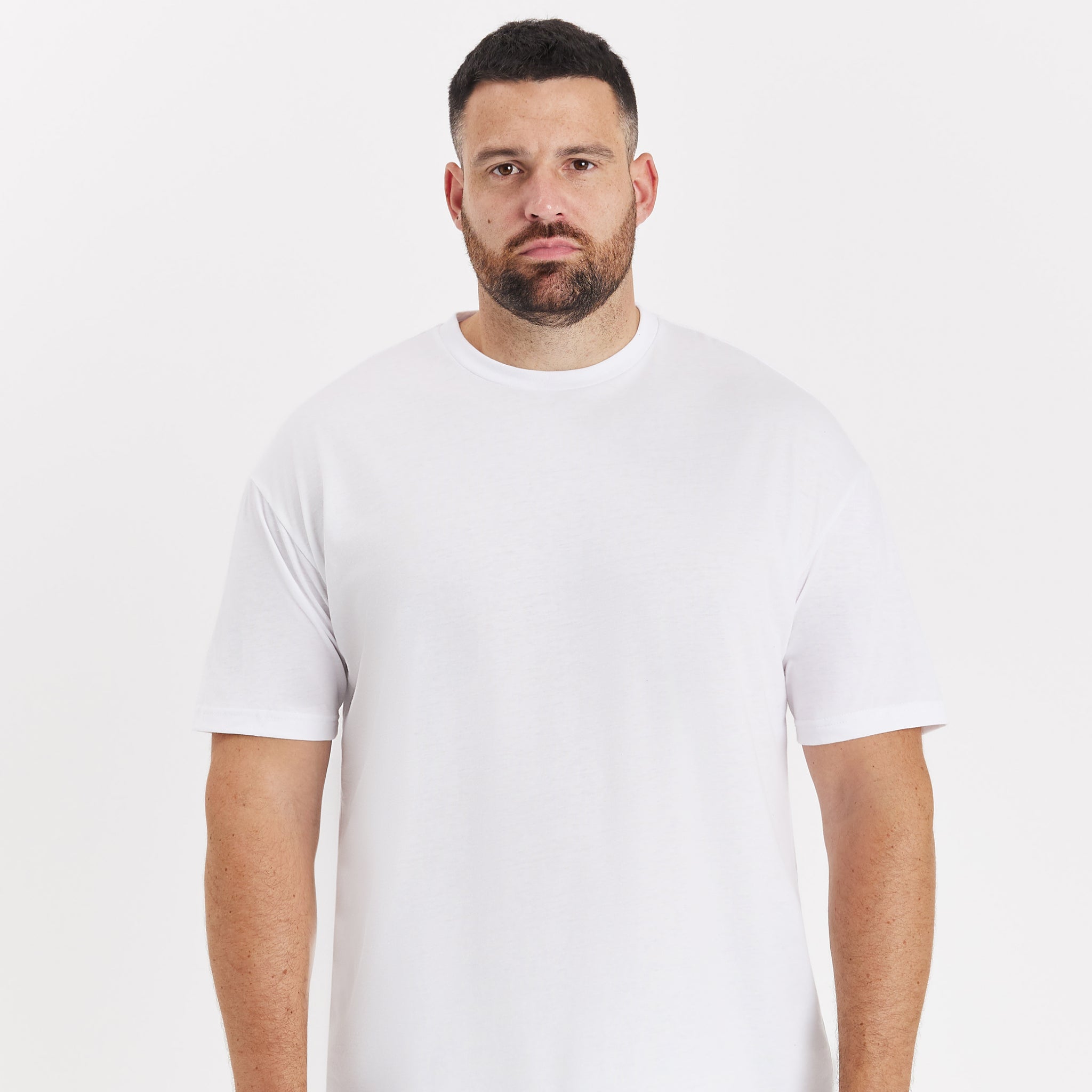 Load image into Gallery viewer, Tall White Crew Neck