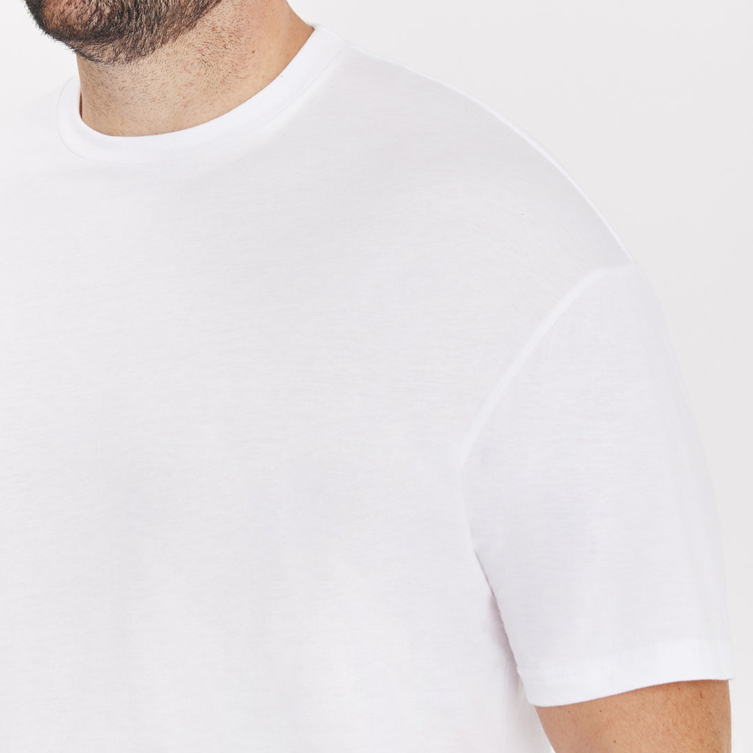 Load image into Gallery viewer, Tall White Crew Neck