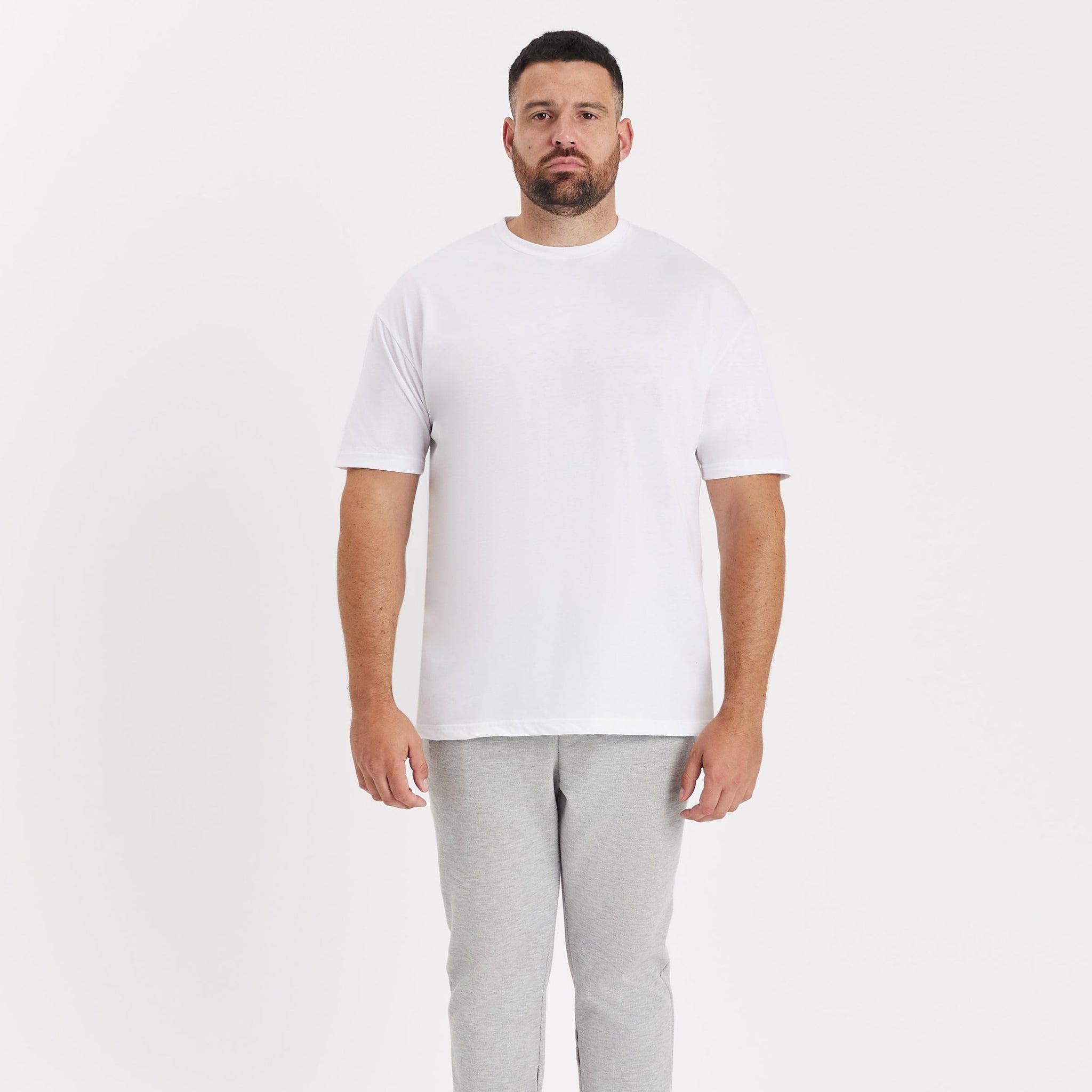 Load image into Gallery viewer, Tall White Crew Neck