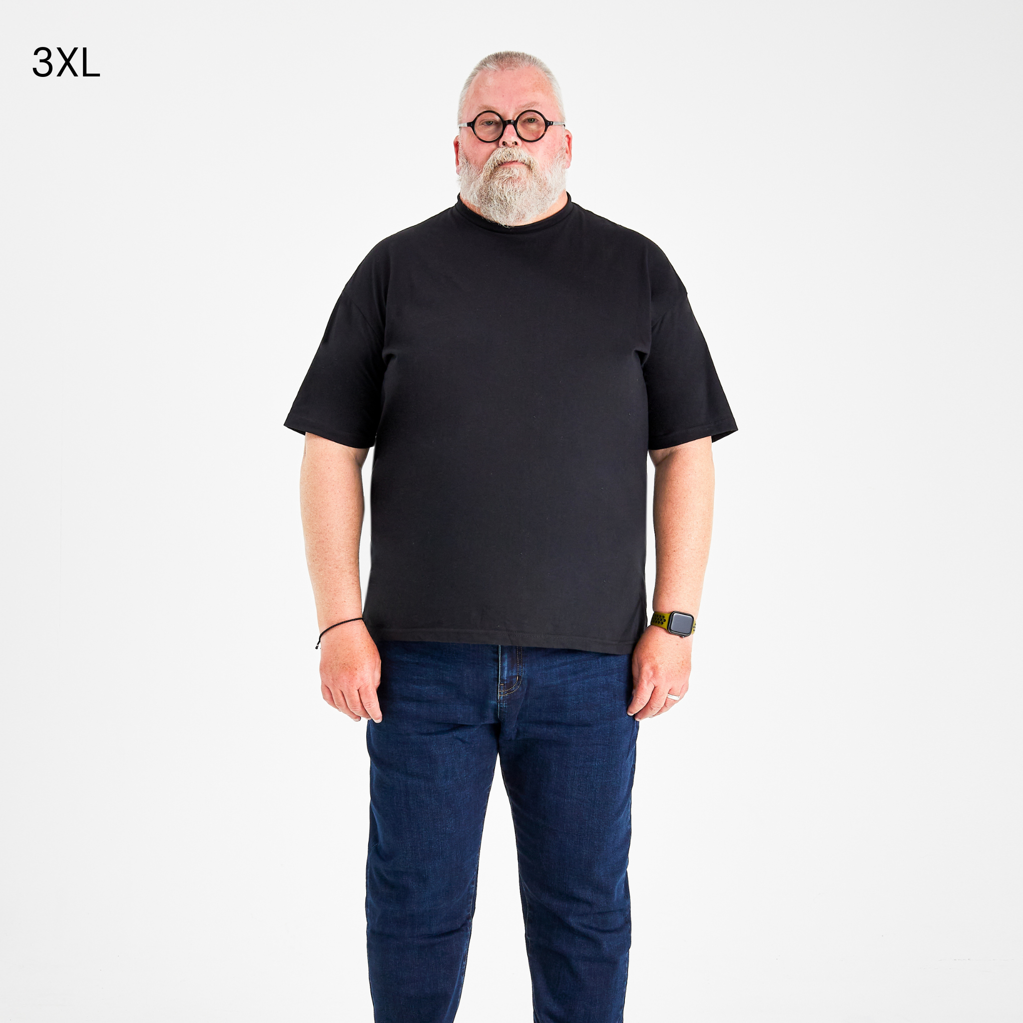 Load image into Gallery viewer, Tall Black Crew Neck