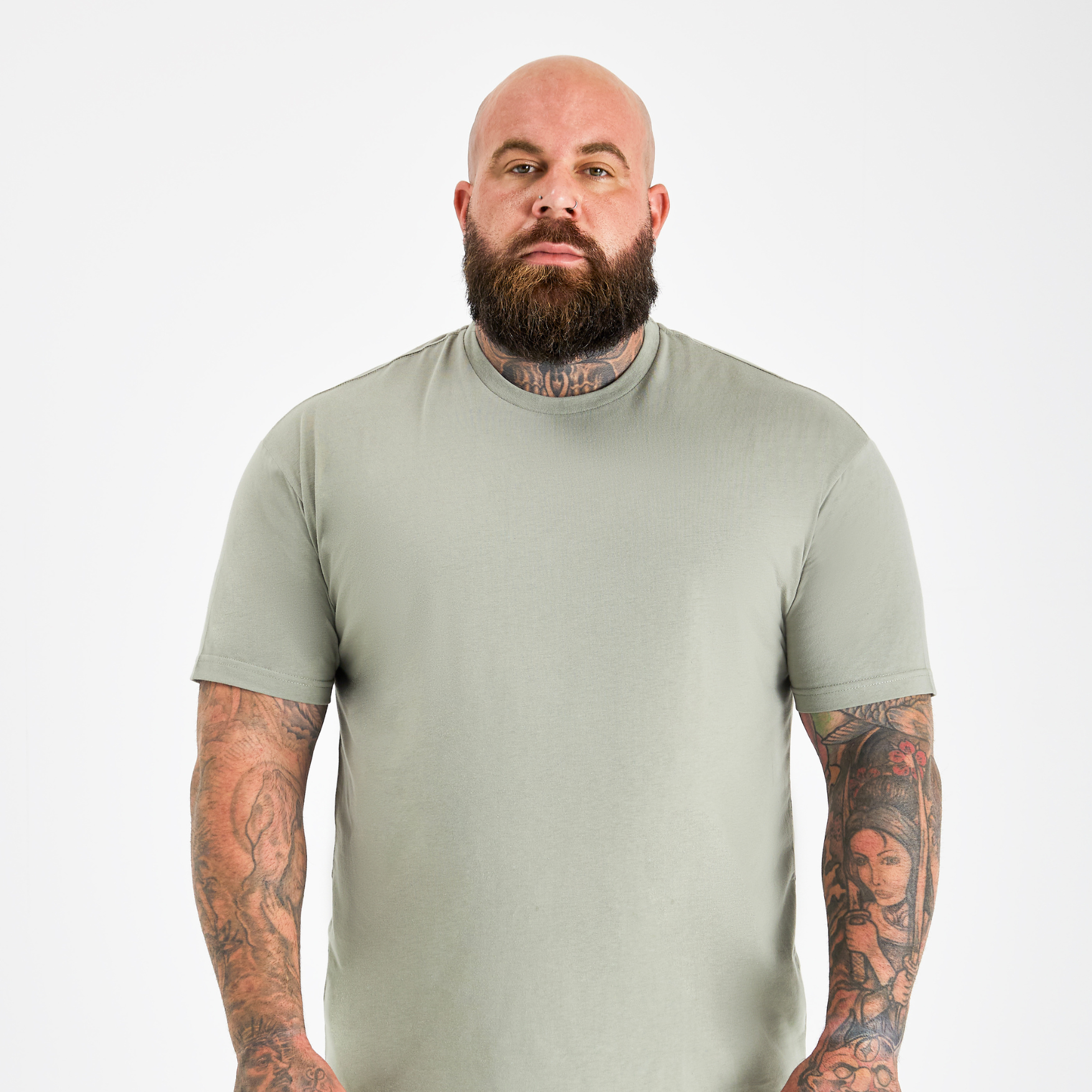 Load image into Gallery viewer, Shadow Green Crew Neck