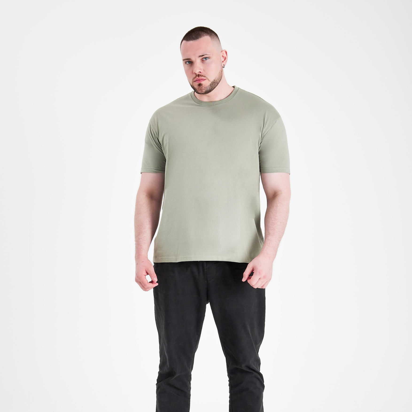 Load image into Gallery viewer, Shadow Green Crew Neck