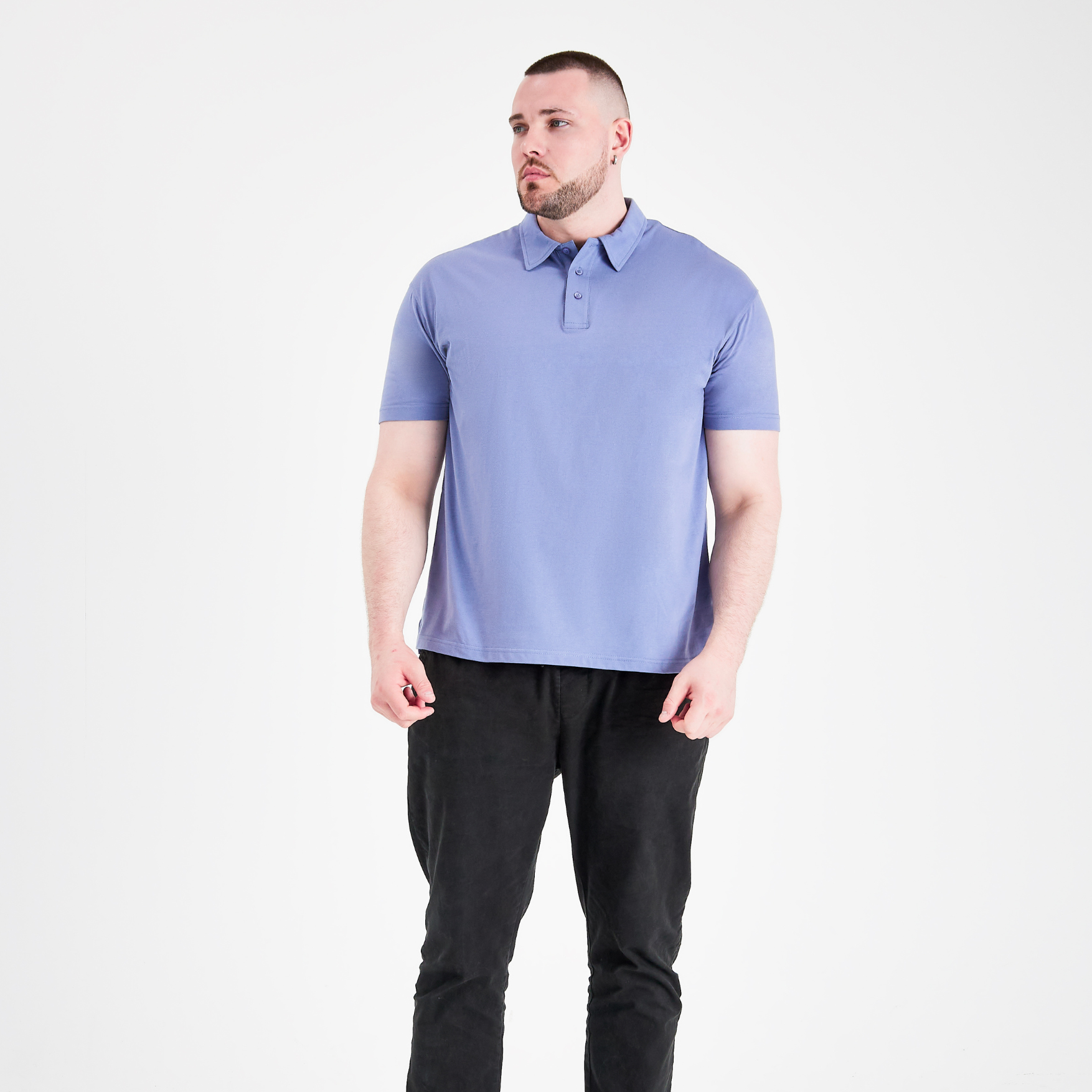 Load image into Gallery viewer, Steel Blue Polo