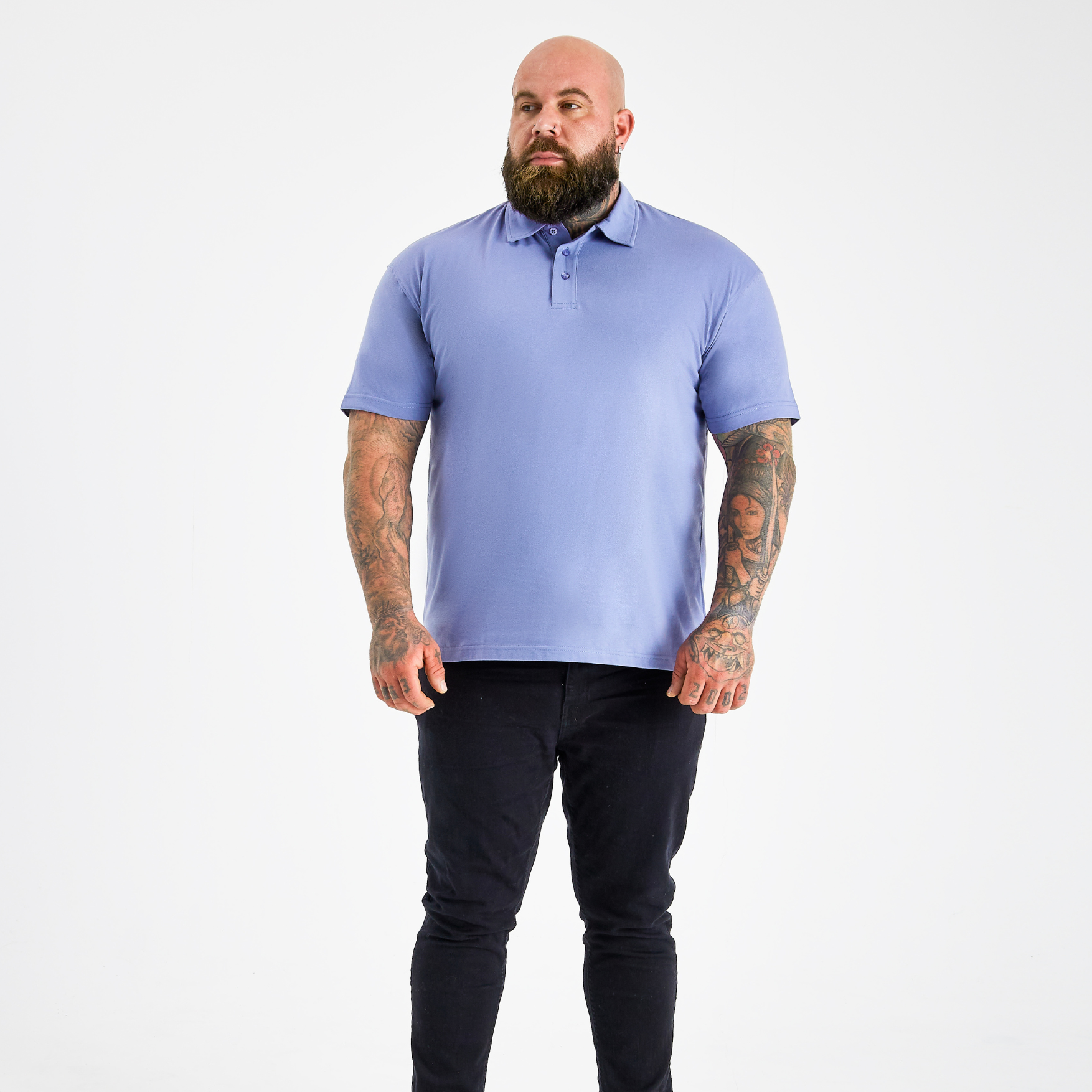 Load image into Gallery viewer, Steel Blue Polo
