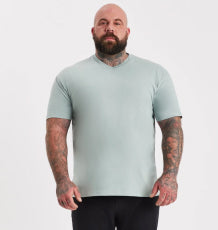 Steel Blue V-Neck – Built Different