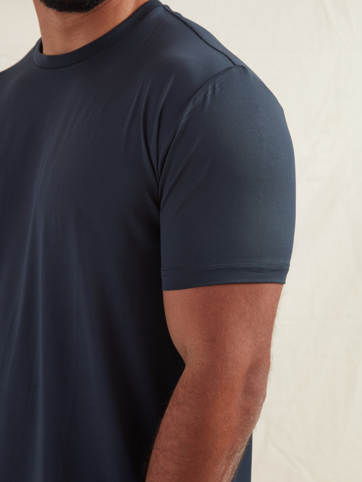 Navy Active Crew Neck T-Shirt
