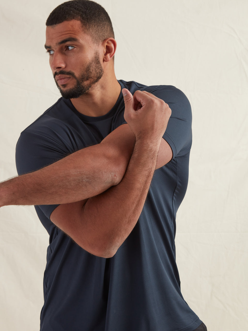 Navy Active Crew Neck T-Shirt