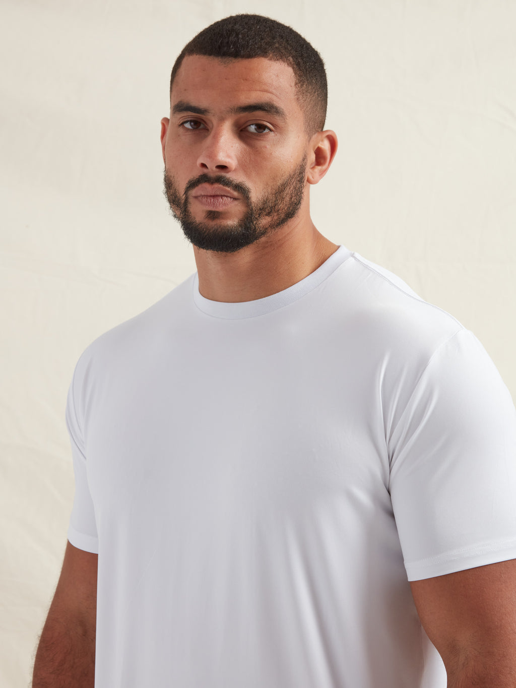 White Active Crew Neck T-Shirt