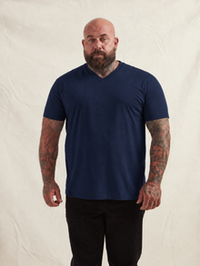 Navy V-Neck T-Shirt