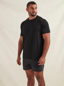 Black Active Crew Neck T-Shirt