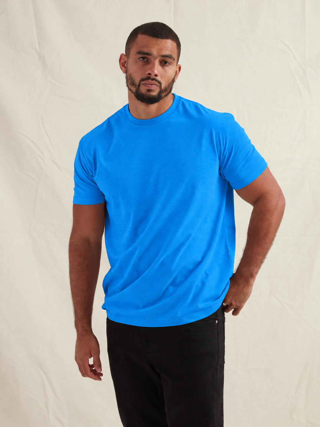 Tall Ibiza Blue Crew Neck T-Shirt