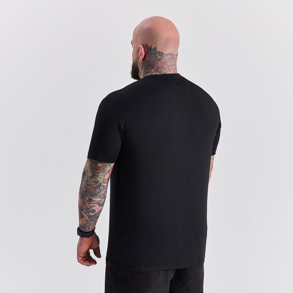 Black Active Crew Neck T-Shirt