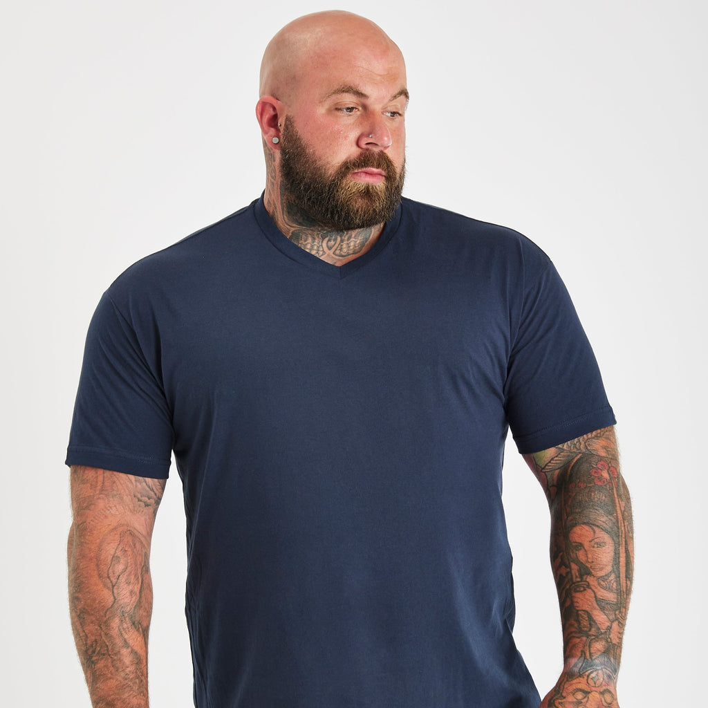 Navy V-Neck T-Shirt