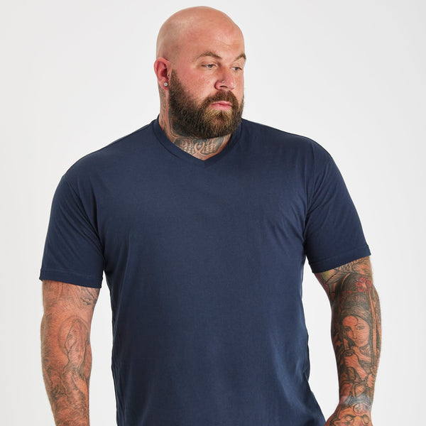 Navy V-Neck T-Shirt
