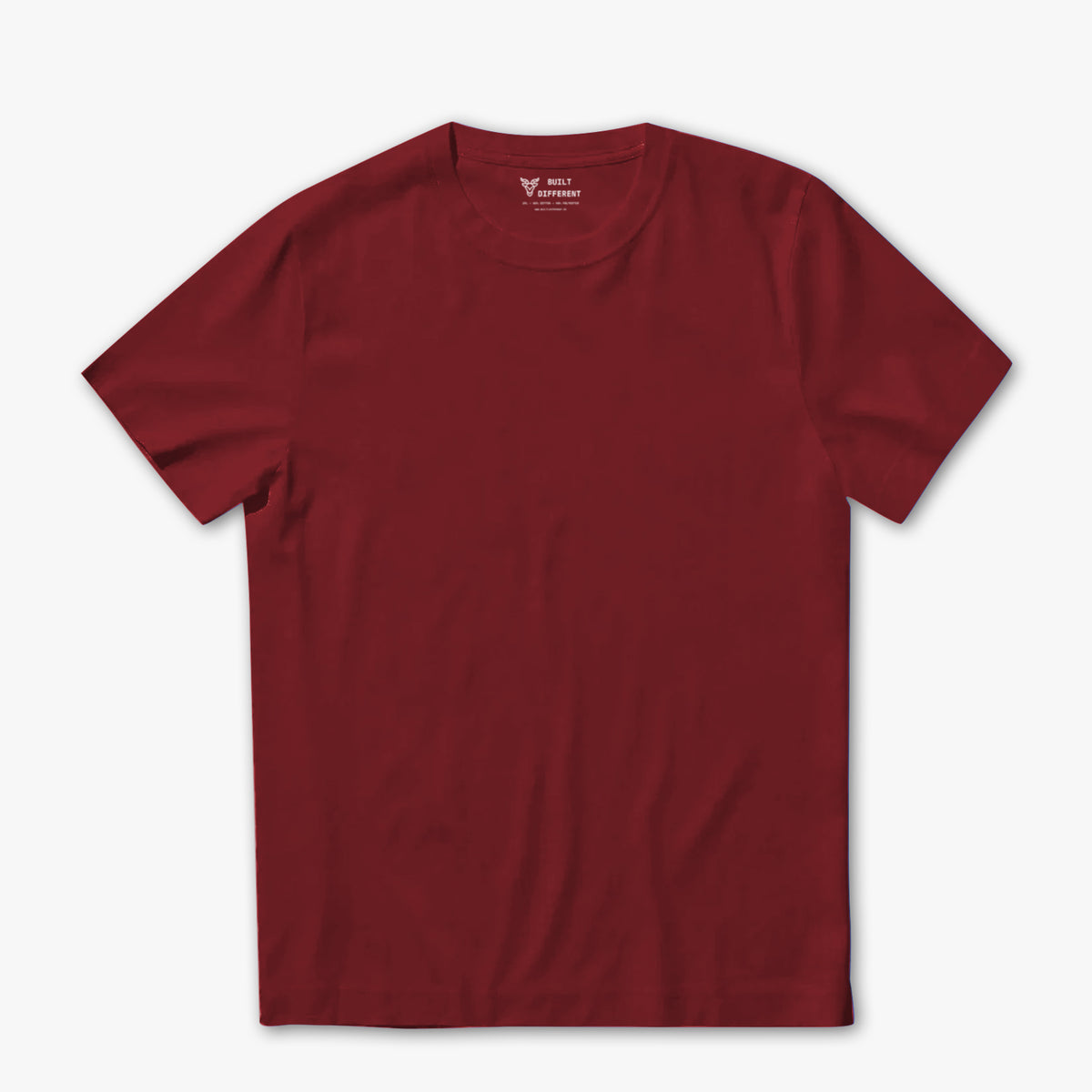 Burgundy Crew Neck T-Shirt