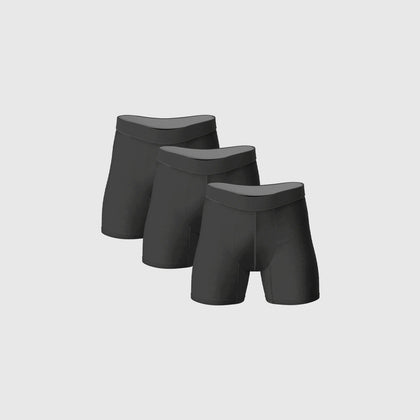 Carbon Anti-Chafe Bamboo Boxer Briefs 3-Pack