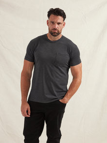 Carbon Pocket Crew Neck