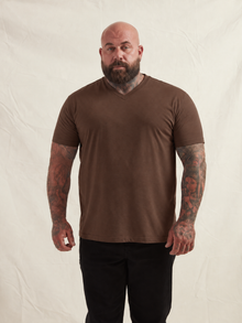 Chocolate V-Neck T-Shirt