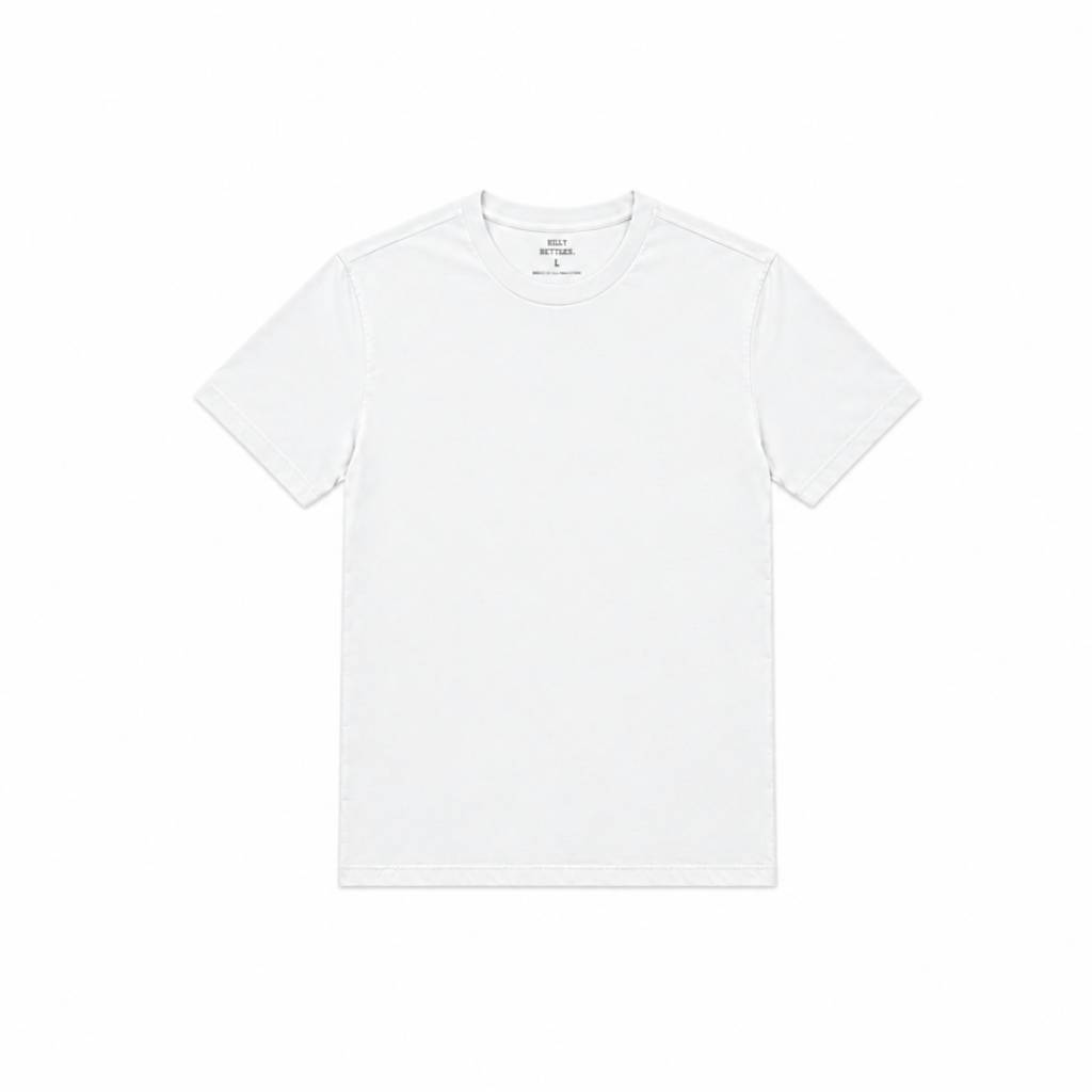 Tall Marshmallow Crew Neck T-Shirt
