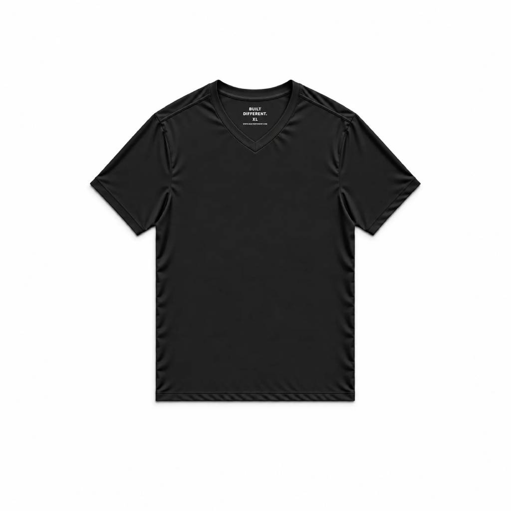 Black V-Neck T-Shirt