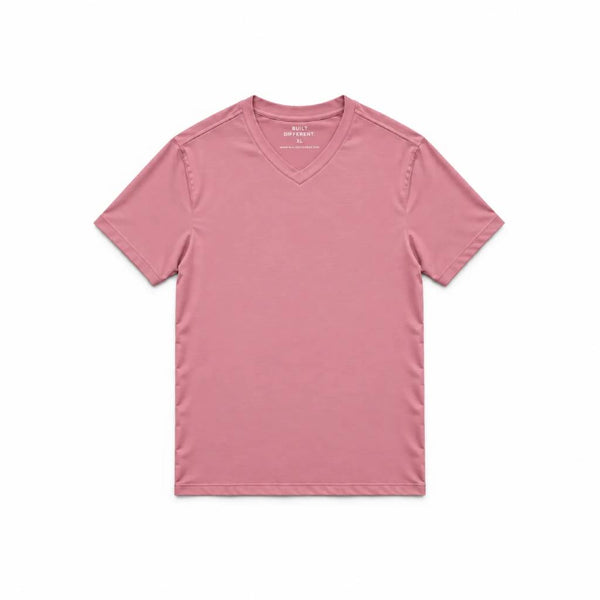 Dusty Rose V-Neck T-Shirt