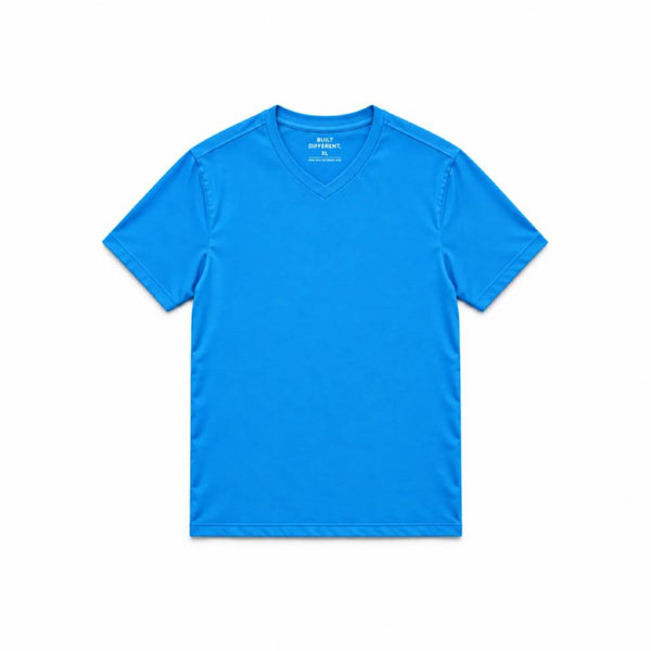 Ibiza Blue V-Neck T-Shirt