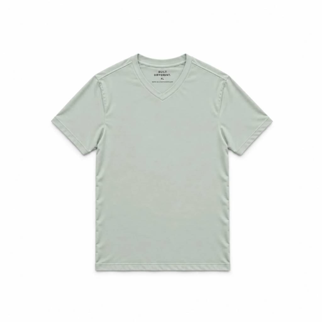 Iceberg Green V-Neck T-Shirt