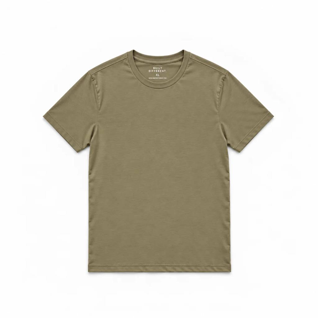 Load image into Gallery viewer, Khaki Crew Neck T-Shirt

