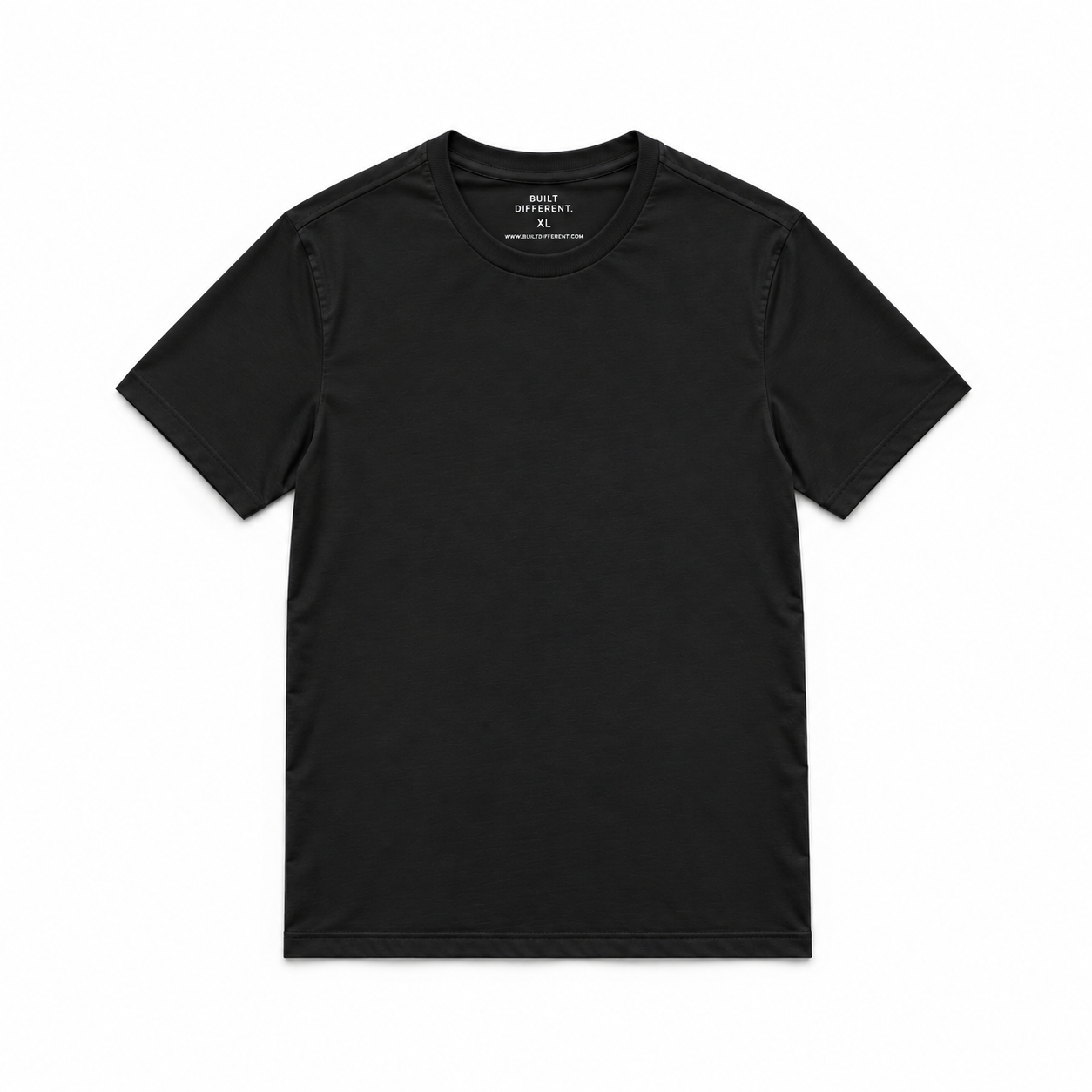 Load image into Gallery viewer, Tall Black Crew Neck T-Shirt
