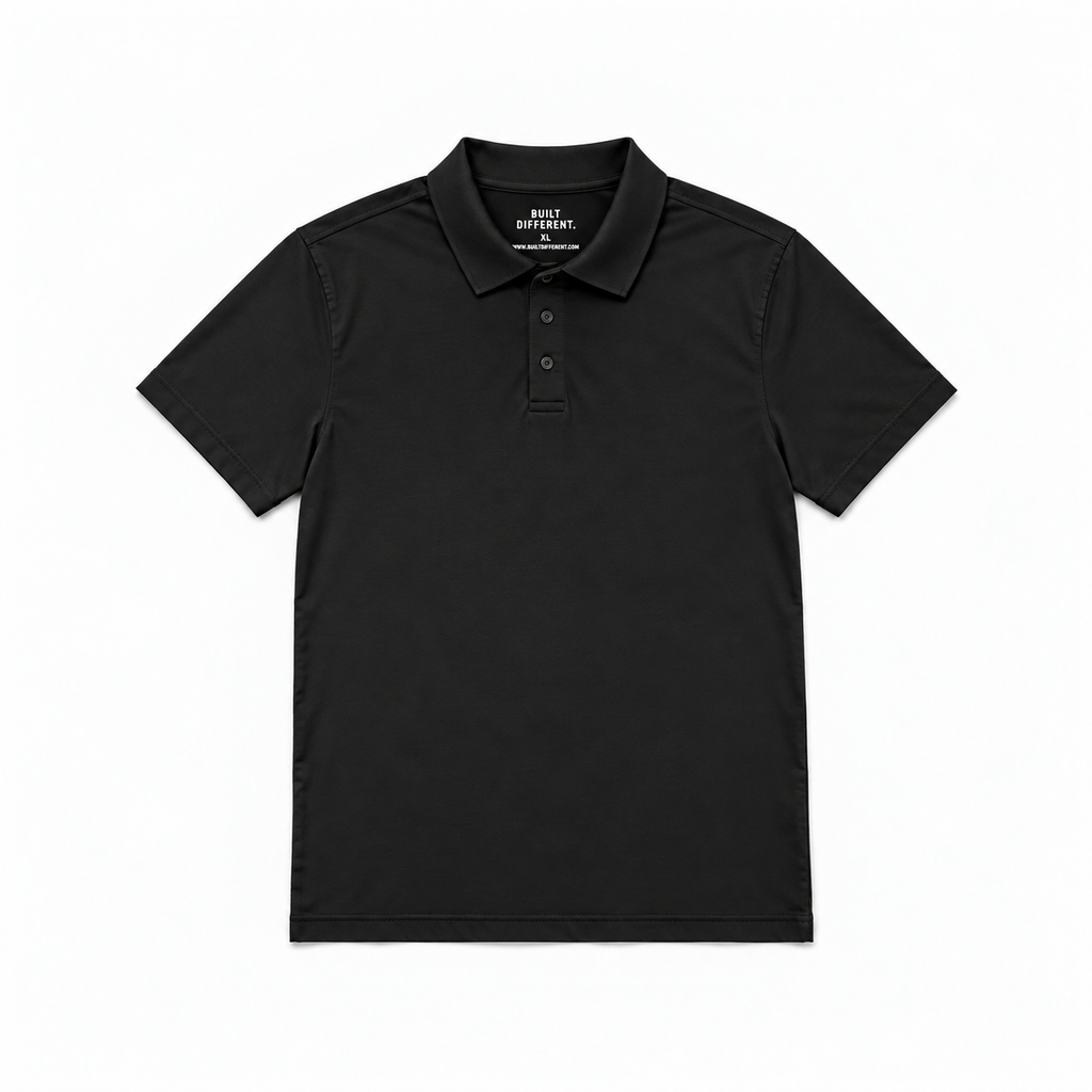 Tall Black Polo Shirt