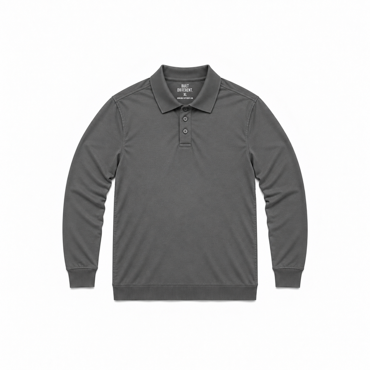 Carbon Dress Long Sleeve Polo Shirt