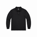 Black Dress Long Sleeve Polo Shirt