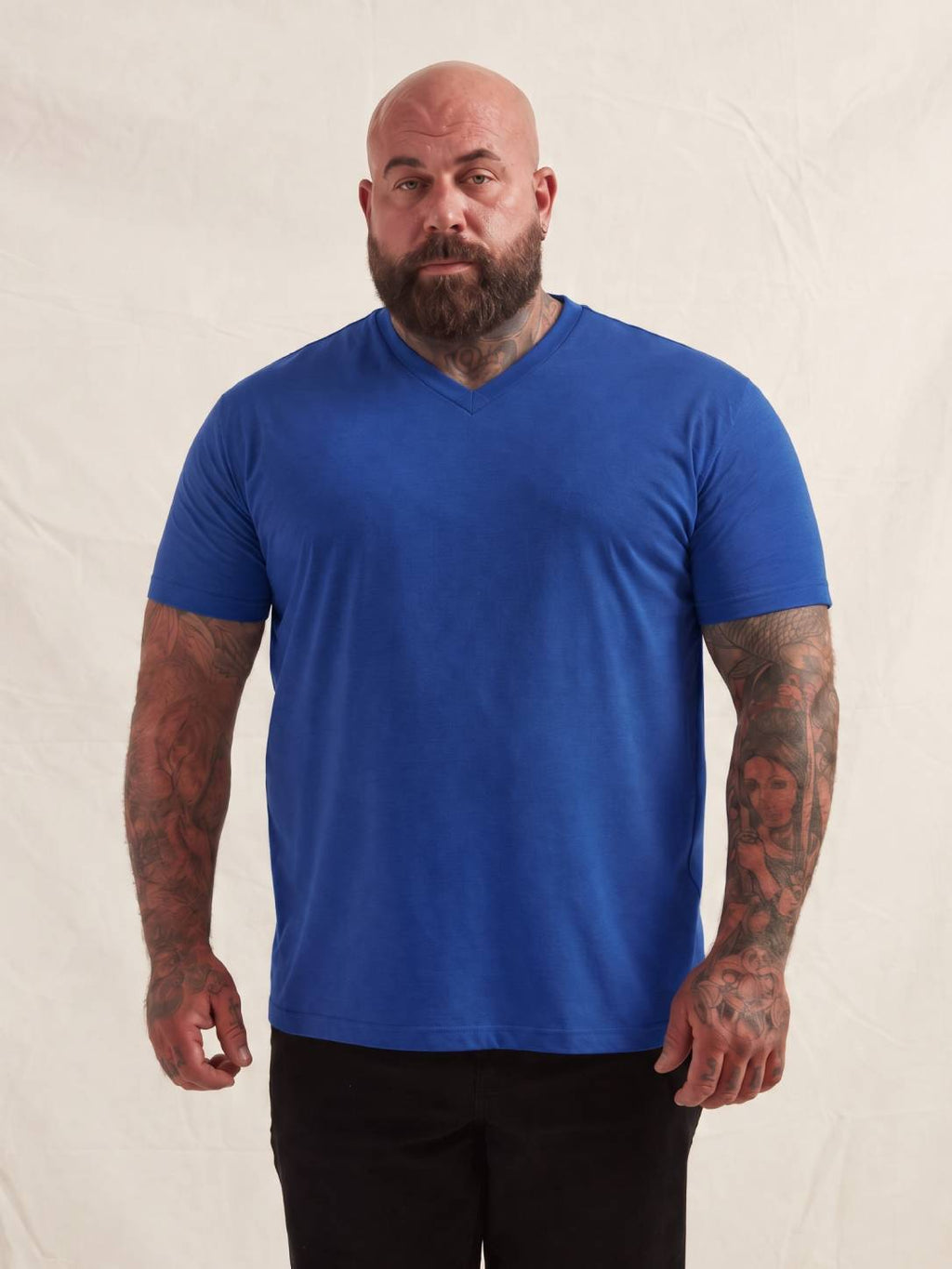 Royal Blue V-Neck T-Shirt