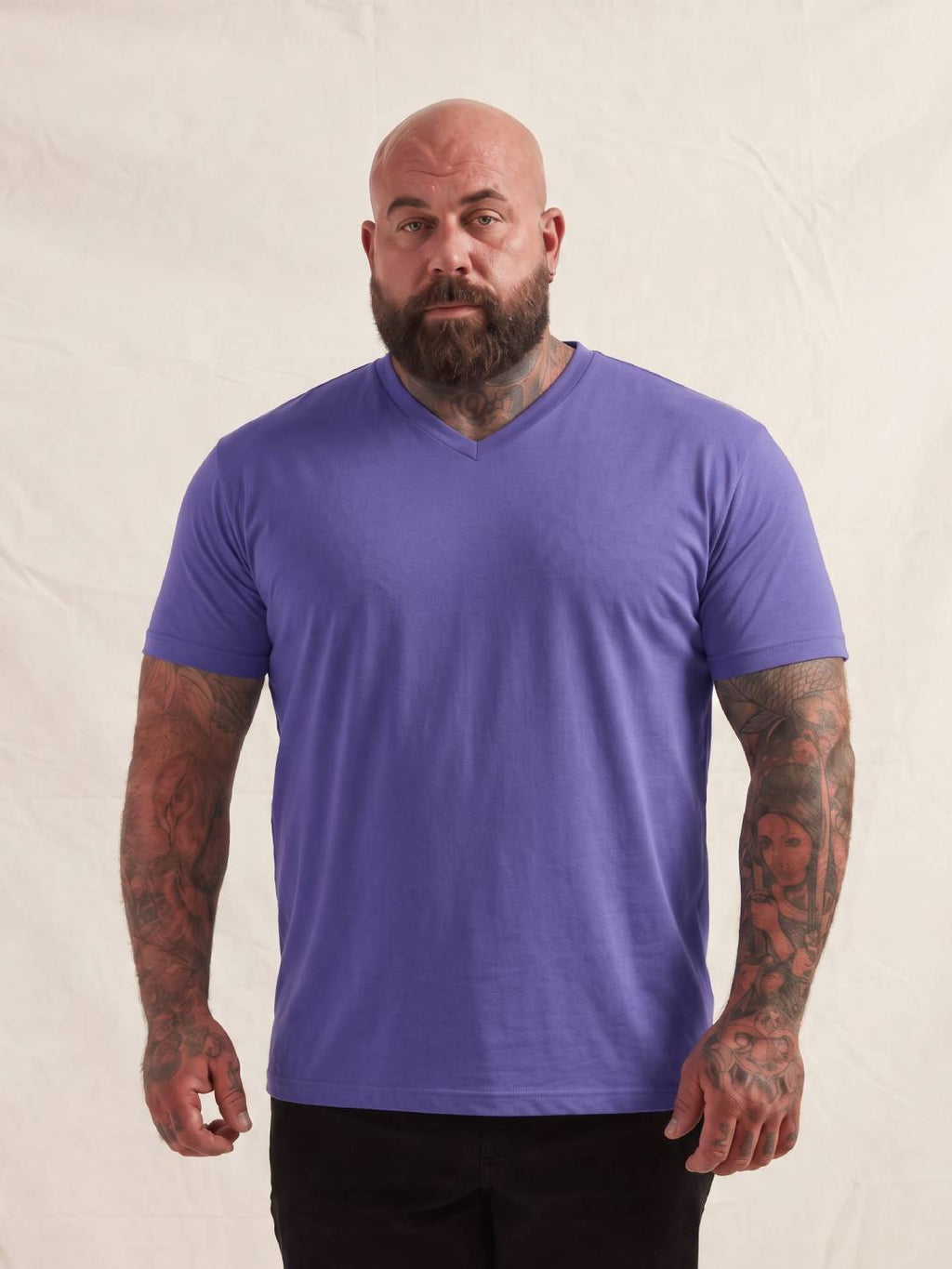 Purple V-Neck T-Shirt