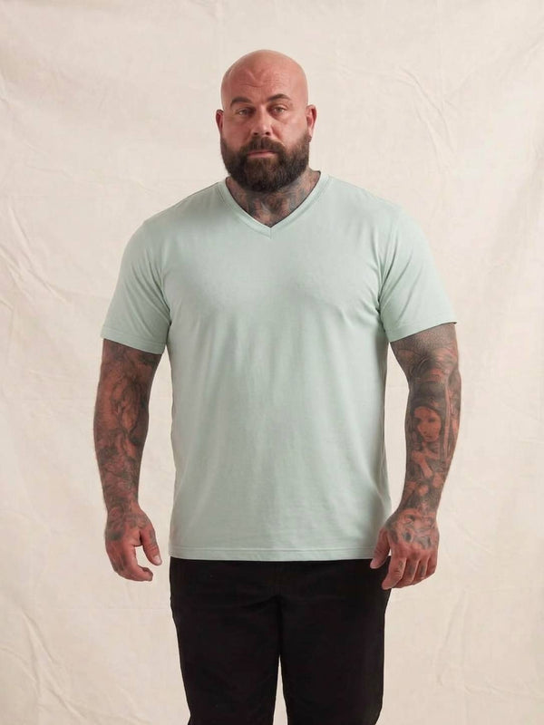 Iceberg Green V-Neck T-Shirt
